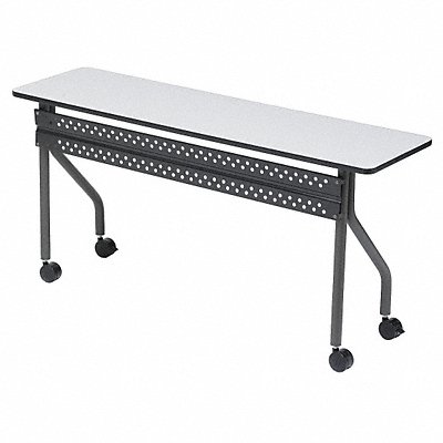 Mobile Table Rectangle Gray 60 W MPN:68057