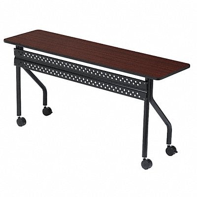 Mobile Table Rectangle Mahogany 60 W MPN:68058