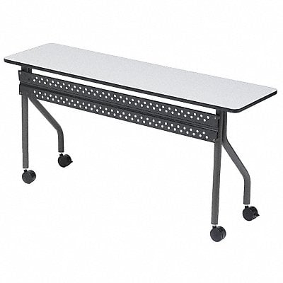 Mobile Table Rectangle Gray 72 W MPN:68067