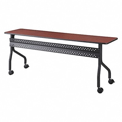 Mobile Table Rectangle Mahogany 72 W MPN:68068