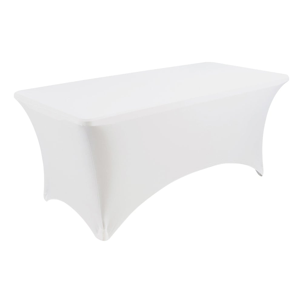 Iceberg Stretch Fabric Table Cloth, 72in x 30in, White (Min Order Qty 2) MPN:ICE16523