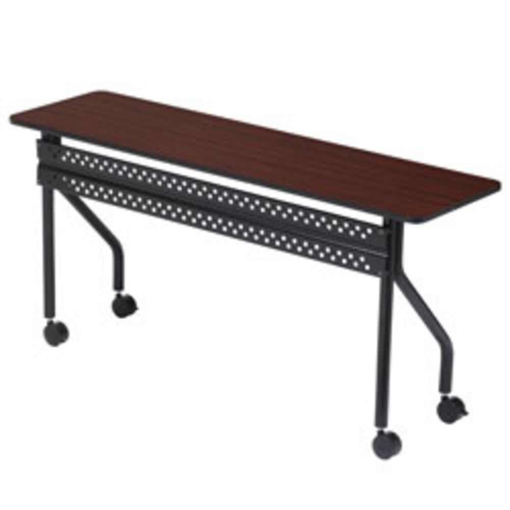 Iceberg OfficeWorks 72inW Mobile Training Table, Rectangle, Mahogany MPN:68068