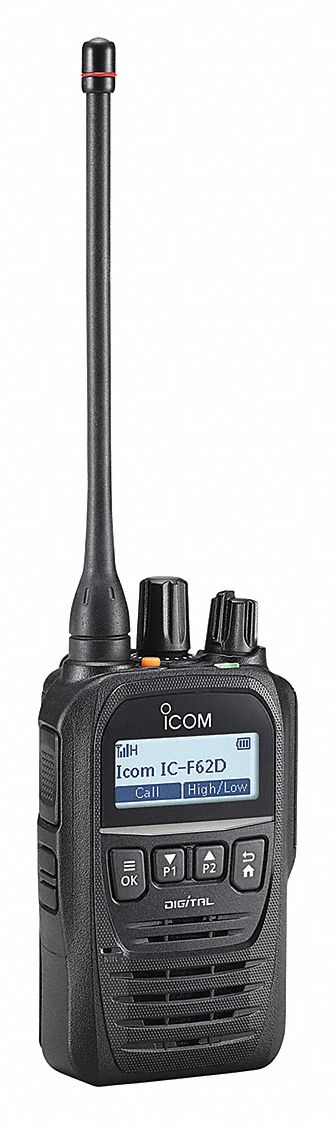 Portable Two Way Radio ICOM F52D Series MPN:F62D 17 USA