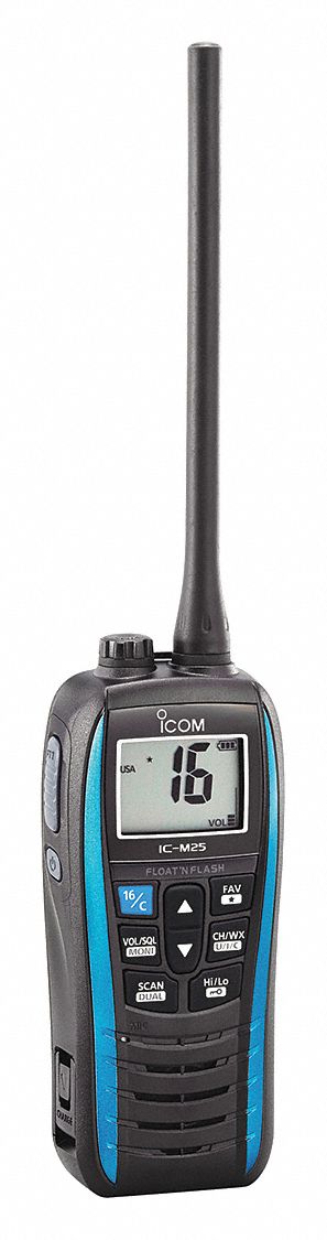 Portable Two Way Radio ICOM M25 Series MPN:M25 BLUE 31 USA