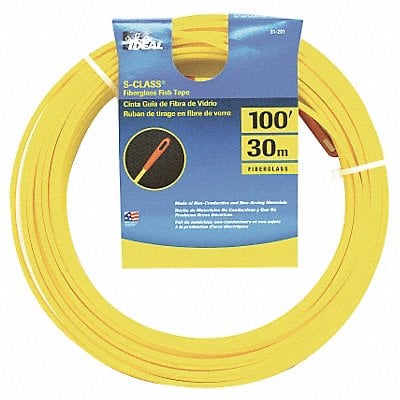 Fish Tape 3/16 In x 100 ft Fiberglass MPN:31-201