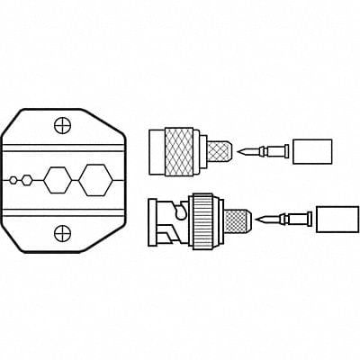 Crimping Die Connector Type Hex Crimp MPN:30-578