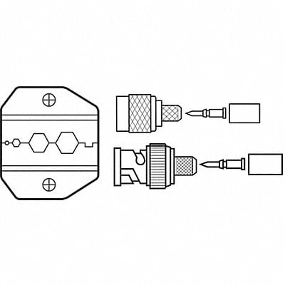 Crimping Die Connector Type Hex Crimp MPN:30-587