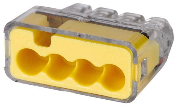 4 Port, 18 to 12 AWG Compatible, Push-In Wire Connector MPN:30-1034