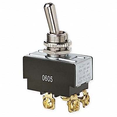Toggle Switch DPST 10A @ 250V Screw MPN:774103
