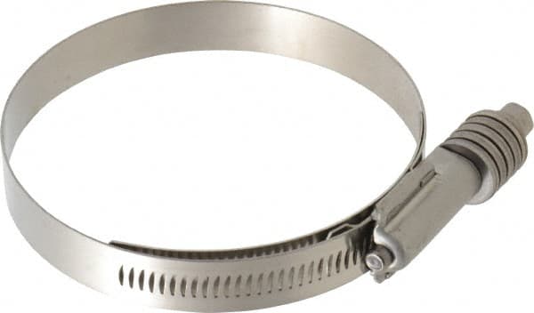 Worm Gear Clamp: SAE 412, 3-1/4 to 4-1/8