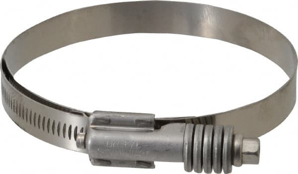 Worm Gear Clamp: SAE 462, 3-3/4 to 4-5/8