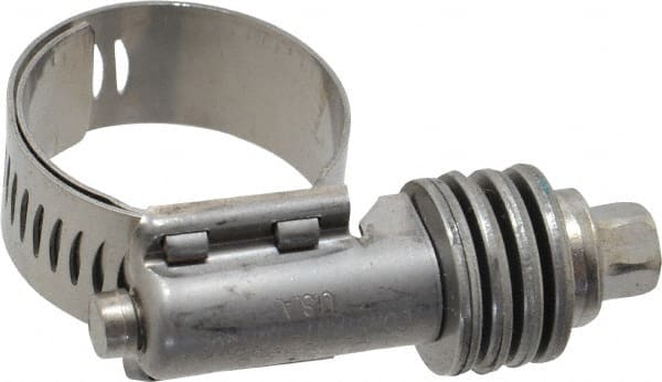 Worm Gear Clamp: SAE 10, 9/16 to 1-1/16