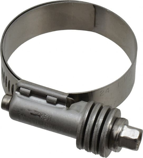 Worm Gear Clamp: SAE 24, 1-1/16 to 2