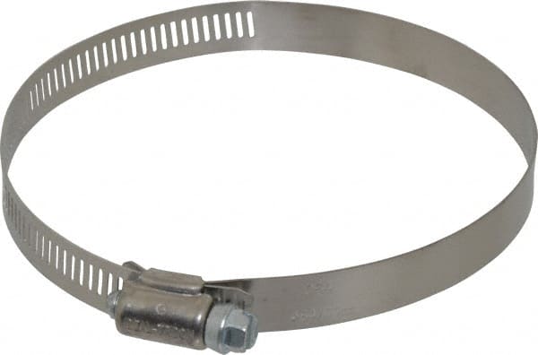 Worm Gear Clamp: SAE 64, 2-1/2 to 4-1/2