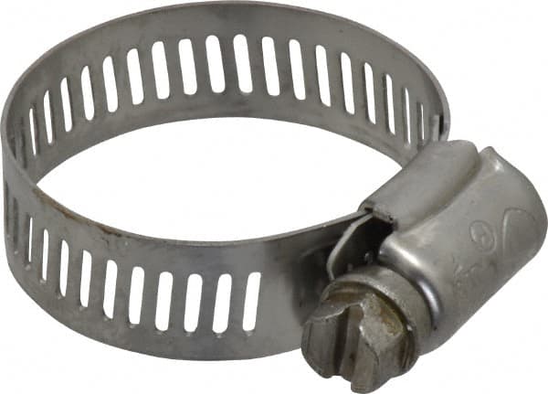 Worm Gear Clamp: SAE 16, 11/16 to 1-1/2