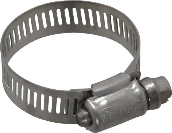 Worm Gear Clamp: SAE 20, 3/4 to 1-3/4