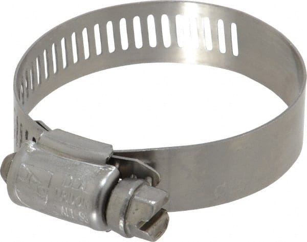 Worm Gear Clamp: SAE 24, 1-1/16 to 2