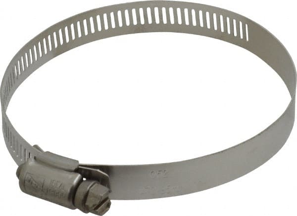 Worm Gear Clamp: SAE 52, 2-13/16 to 3-3/4