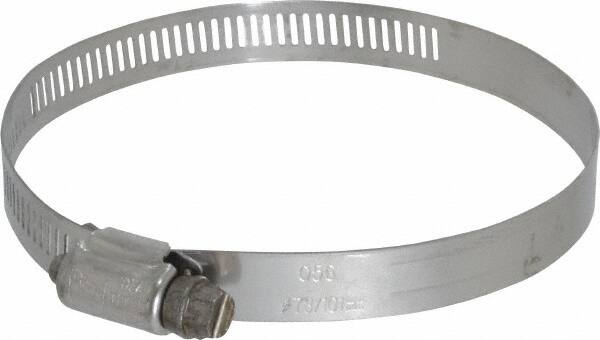 Worm Gear Clamp: SAE 56, 3-1/16 to 4