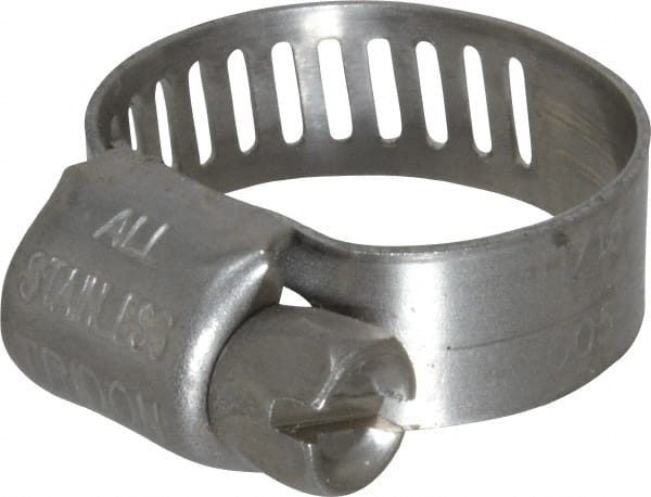 Worm Gear Clamp: SAE 5, 5/16 to 11/16