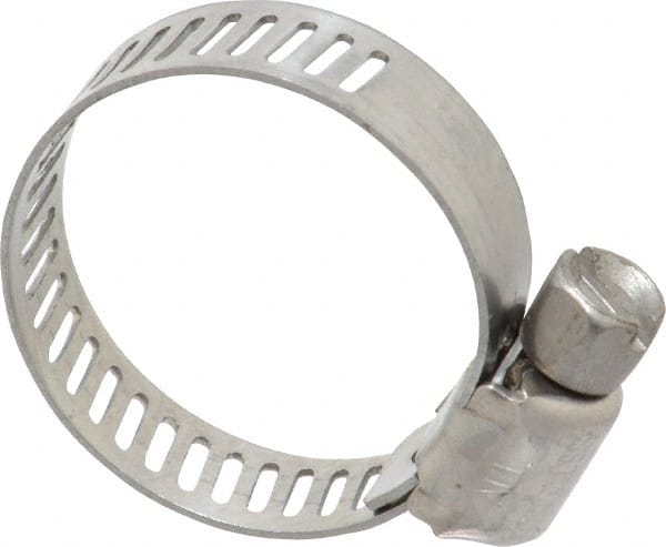 Worm Gear Clamp: SAE 8, 7/16 to 1