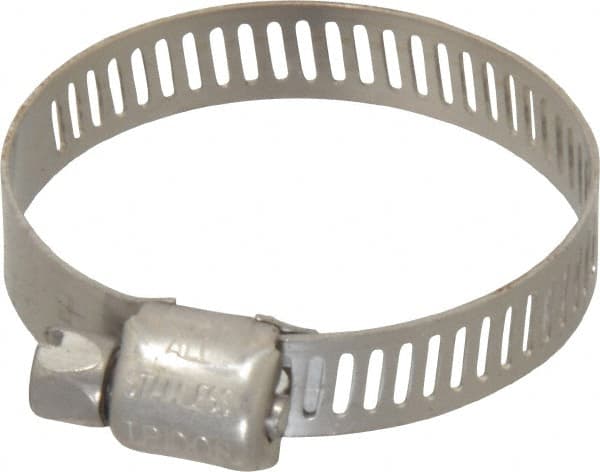 Worm Gear Clamp: SAE 16, 11/16 to 1-1/2