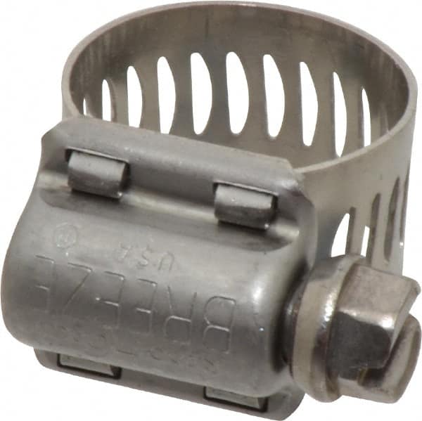 Worm Gear Clamp: SAE 6, 7/16 to 25/32
