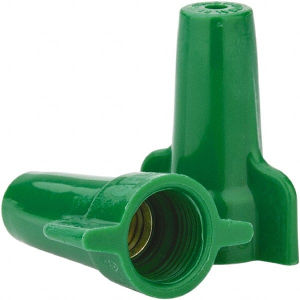 Wing Twist-On Wire Connector: Green, Flame-Retardant, 2 AWG MPN:30-092