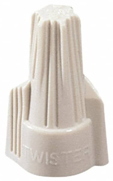 Wing Twist-On Wire Connector: Gray, Flame-Retardant, 3 AWG MPN:30-342