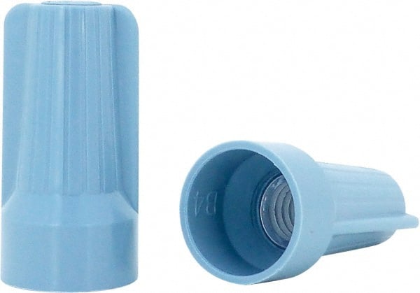 Standard Twist-On Wire Connector: Blue & Gray, Flame-Retardant, 2 AWG MPN:B4-1