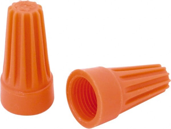 Standard Twist-On Wire Connector: Orange, Flame-Retardant, 2 AWG MPN:WT3-1