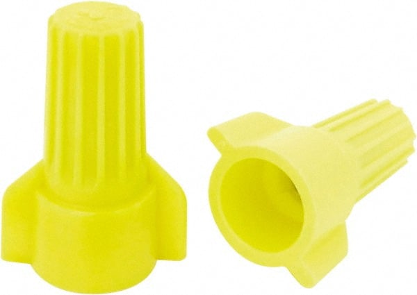 Wing Twist-On Wire Connector: Yellow, Flame-Retardant, 2 AWG MPN:WT51-B