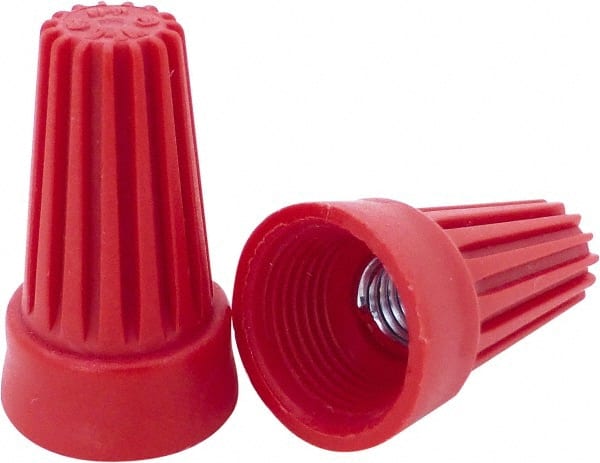 Standard Twist-On Wire Connector: Red, Flame-Retardant, 2 AWG MPN:WT6-1