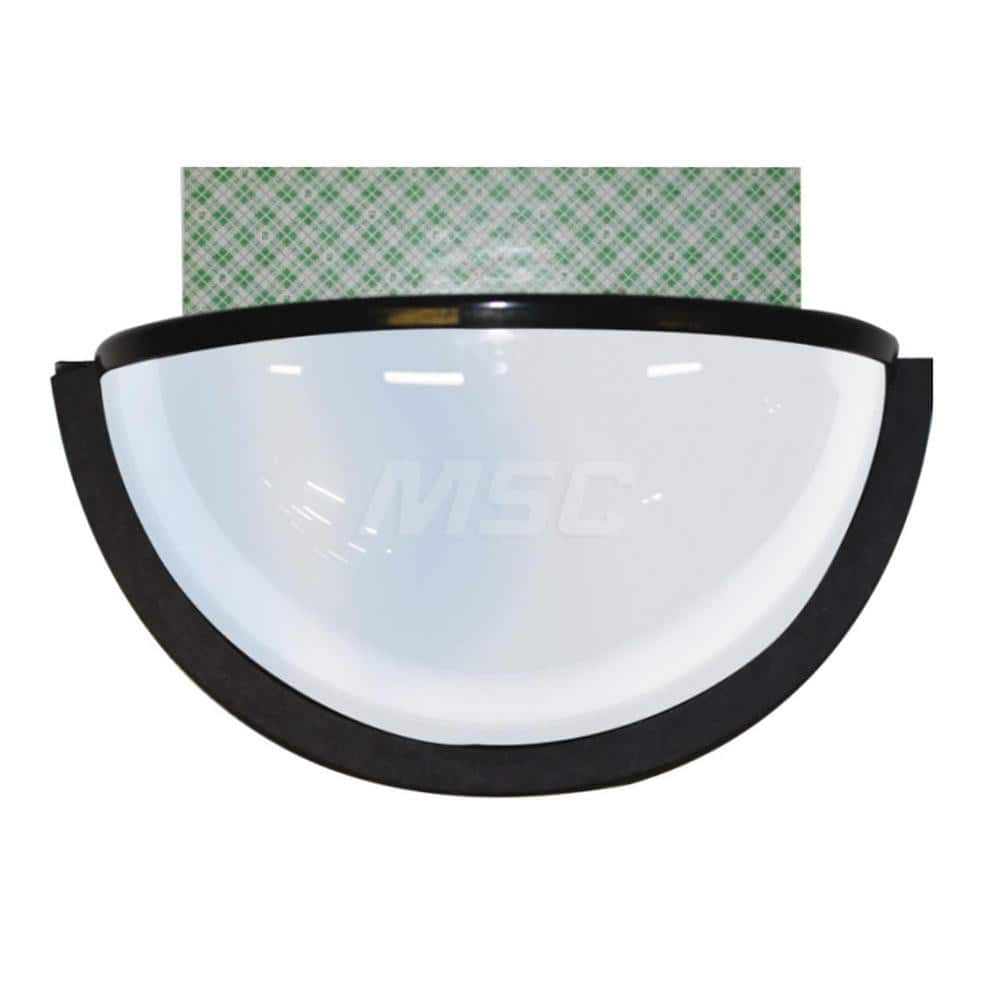 Safety, Traffic & Inspection Mirrors, Type: 9 in Dome with Tape , Mirror Type: Dome , Shape: Half Dome , Handle Type: Standard , Lens Material: Acrylic  MPN:70-1130
