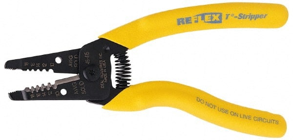 Wire Stripper: 18 AWG to 10 AWG Max Capacity MPN:45-415