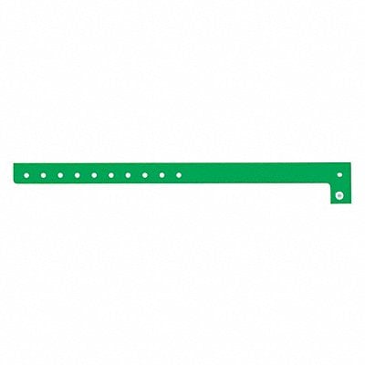 ID Wristband L-Shaped Green 5/8inW PK500 MPN:P1-01