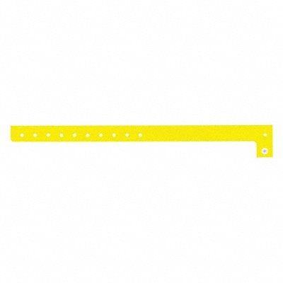 ID Wristband Yellow 5/8 in W PK500 MPN:P1-02