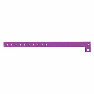 ID Wristband Purple 5/8 in W PK500 MPN:P1-08