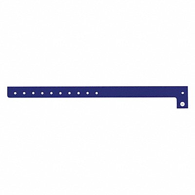 ID Wristband L-Shaped Blue 5/8in W PK500 MPN:P1-15