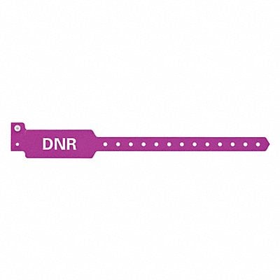 ID Wristband 10-1/4 in L DNR PK500 MPN:P3DM-203-36