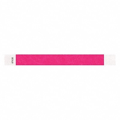 ID Wristband Adhesive Pink 1 in W PK500 MPN:T2-07