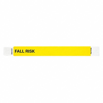 ID Wristband 1 in W Fall Risk PK500 MPN:T2UD-202-34