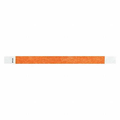 ID Wristband Adhesive Orange PK500 MPN:T3-04