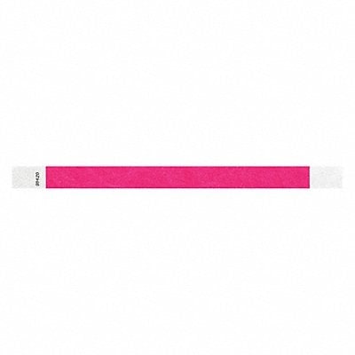 ID Wristband Adhesive Pink PK500 MPN:T3-07