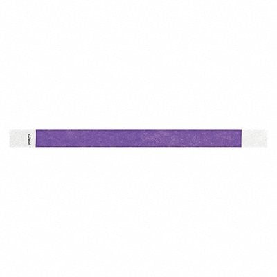 ID Wristband Adhesive Purple PK500 MPN:T3-08