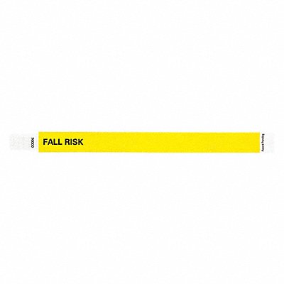 ID Wristband Tyvek Fall Risk PK500 MPN:T3UD-202-34