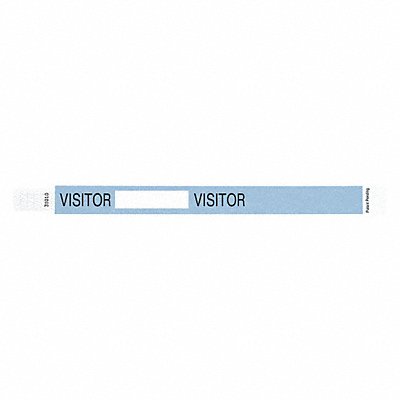 ID Wristband Tyvek Visitor PK500 MPN:T3UD-205-22