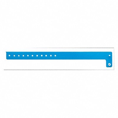 ID Wristband Light Blue 3/4 in W PK500 MPN:V1-05