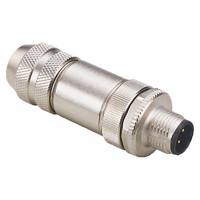 Wireable M12 connector MPN:E12355