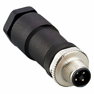 Wireable M12 connector MPN:E12500